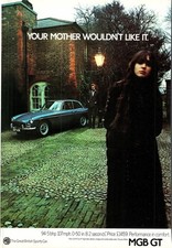 Original 1972 Advert for British Leyland MGB GT Sports Cars (2) Vintage Print Ad