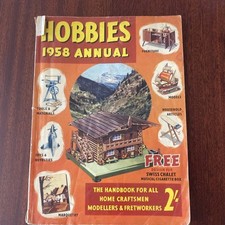 Vintage Hobbies 1958 Annual  Paperback in good condition