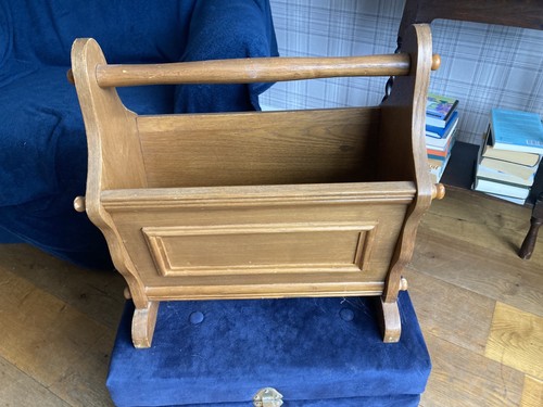 Antique magazine paper rack - antique, magazine/paper