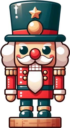 Christmas cartoon nutcracker - cartoon,