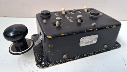 Antique aircraft telegraph key - aircraft,