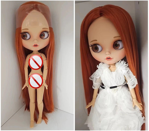 Blythe doll pouting - pouting, mouth