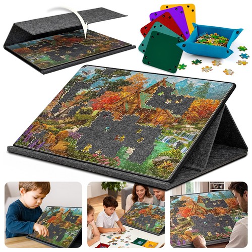 Tilting jigsaw puzzle board - tilting,