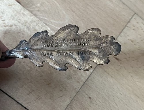Vintage german oak leaf pin - german,