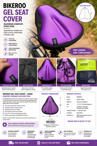 Bikeroo large gel - gel, bike