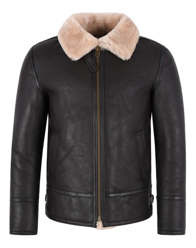 Men brown beige fur - men's,