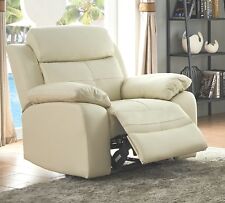 Cream Leather 3 Seater or 2
