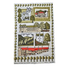 Linen Tea Towel Pat Albeck Properties For The National Trust Scotland Vintage