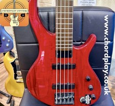 🔥 5 STRING 🔥 Epiphone Toby By Tobias Deluxe V Electric Bass Guitar~ Gloss Red!