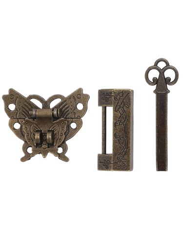 Ornate antique butterfly - antique,