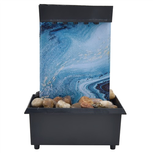 Led desktop fountain tabletop - desktop,