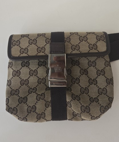 Gucci canvas belt bag - canvas,