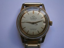 Vintage gents wristwatch MONDAINE automatic watch working spares or repair FELSA