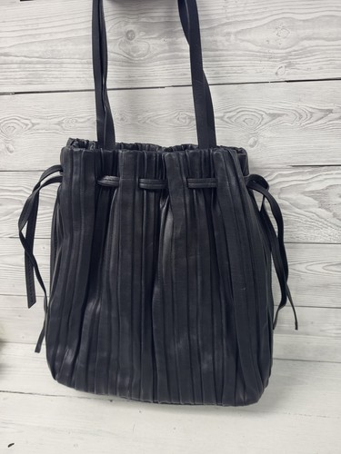 Zara black faux - zara,