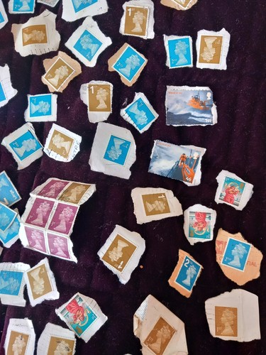 Stamp collection - stamp,
