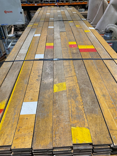 Reclaimed solid maple hardwood - solid,