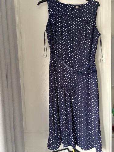 Bnwt navy blue - navy, polka