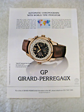 GP GIRARD PERREGAUX AUTOMATIC CHRONOGRAPH WATCH WW.TC ADVERT A4 XB
