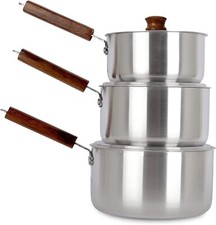 Large 3 Piece Aluminium Sauce