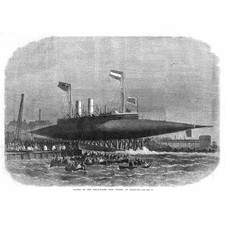 Launch of the Steam Yacht Ross