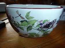 dish with briers and butterflies