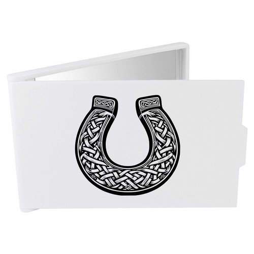 Celtic horseshoe compact - 'celtic, horseshoe'