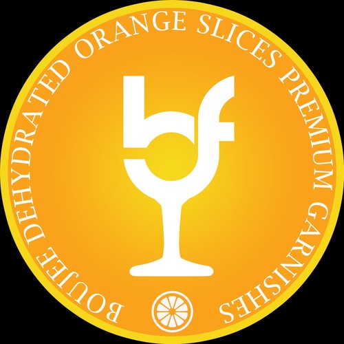 Dried orange 500 piece - orange,
