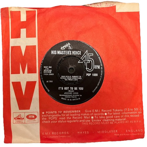 Rare johnny kidd got you - kidd,