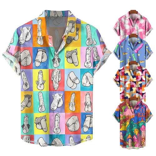 Mens novelty button shirt - novelty,