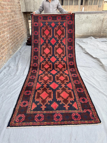 4x9 vintage afghan baluchi - 4x9,