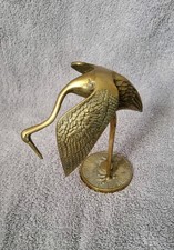 Brass Stork Crane Bird