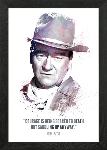 The legendary john wayne and - legendary,