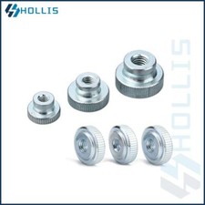 KNURLED THUMB NUTS ZINC PLATED