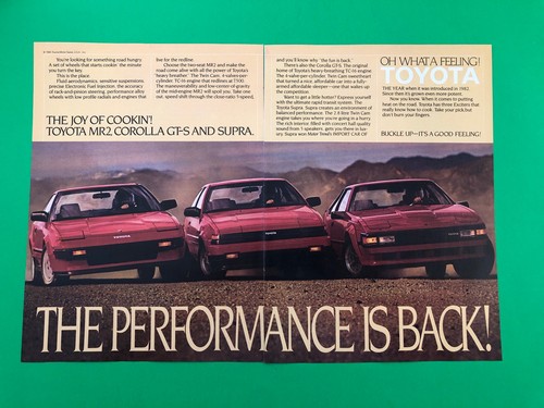 Toyota corolla mr2 supra - gt-s,