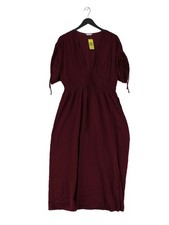 Hush A-Line Maxi Dress M in Red