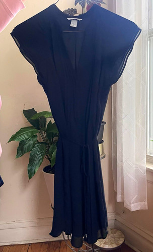 Black pleated ruffle - h&m,