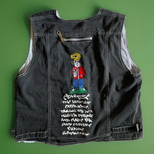 90s eclipse rave vest jacket - 90s,