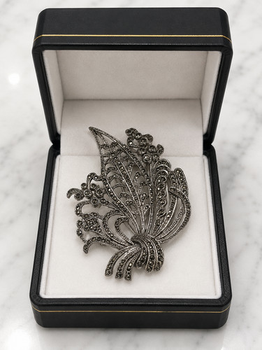 Vintage art deco marcasite - art,