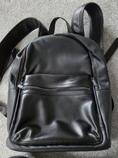 River Island Black Backpack