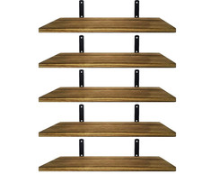 Set of 5 Rustic Floating