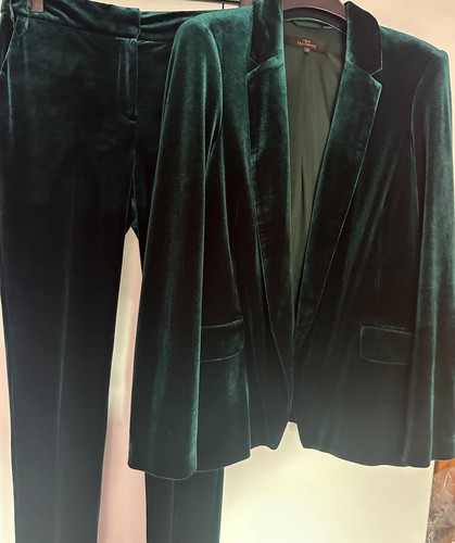 Next dark green velvet - "next",