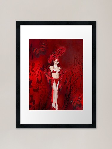 X lady in red - in,