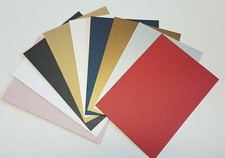 Pearl, Pearlescent, Pearlised PAPER, 125gsm, Choose Colour, Qty and Size