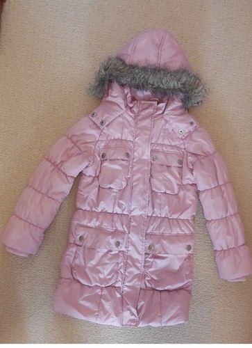 Girls coat years - 7-8, pink