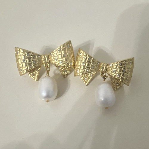 Kate spade bow stud drop - spade,