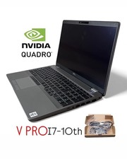 Dell Precision 3551 CAD laptop V Pro NVIDIA  i7-10th 16.0GB RAM 500GB SSD 15” 