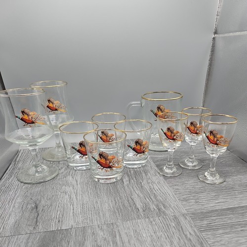 Vintage pheasant flight - vintage,