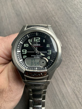 Casio Aq 180w Telememo World Time Ana Digi Watch