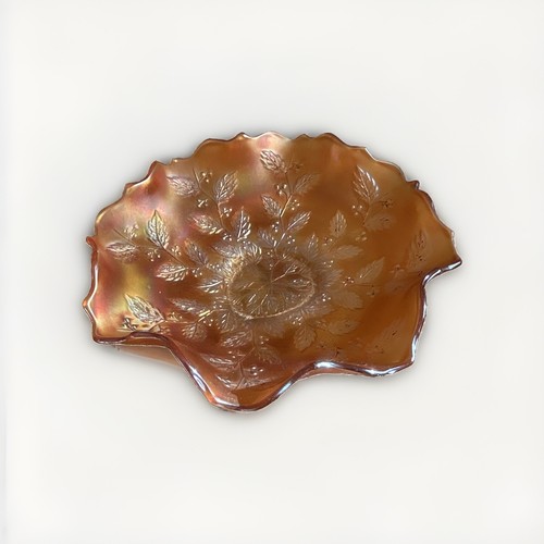 Amber carnival glass - amber,