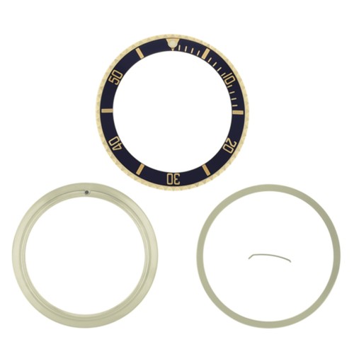 Bezel retaining insert for - +, +